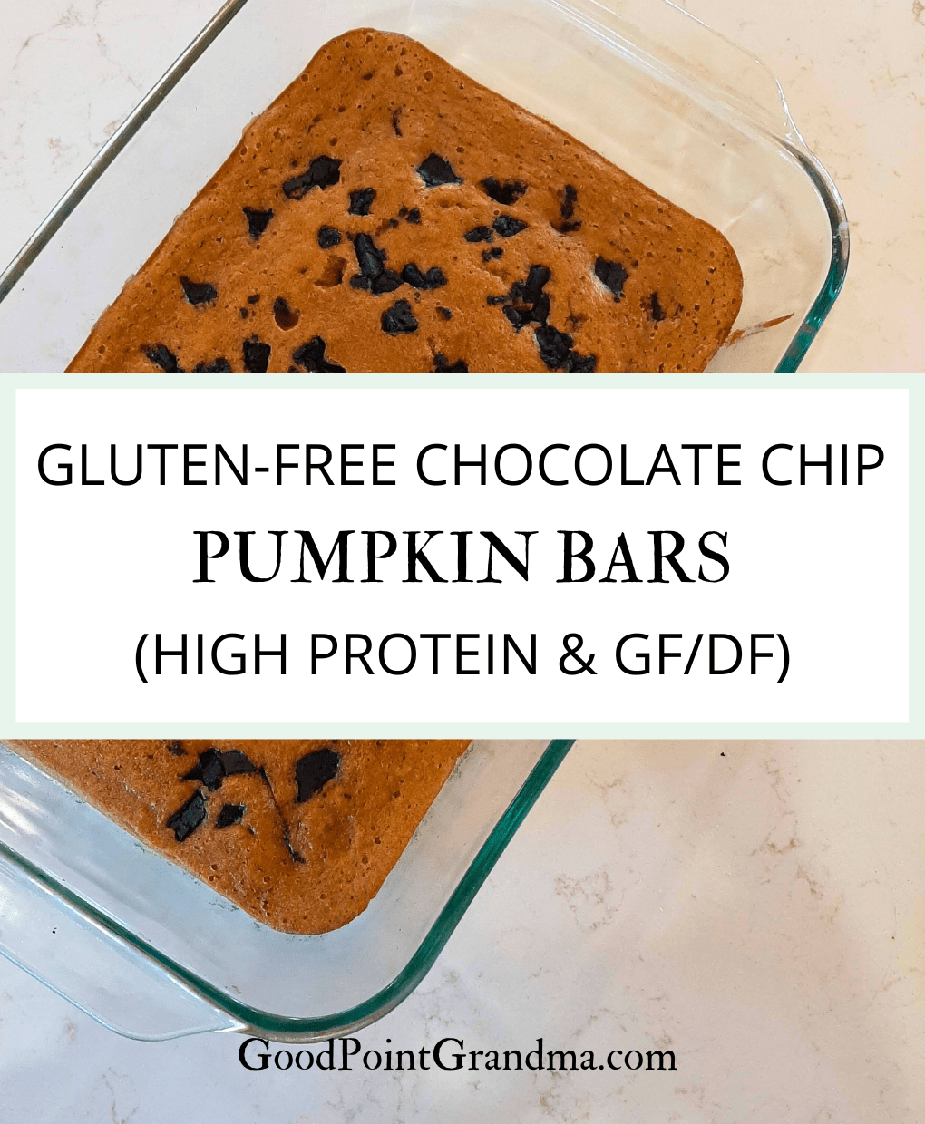 Gluten-Free Chocolate Chip Pumpkin Bars