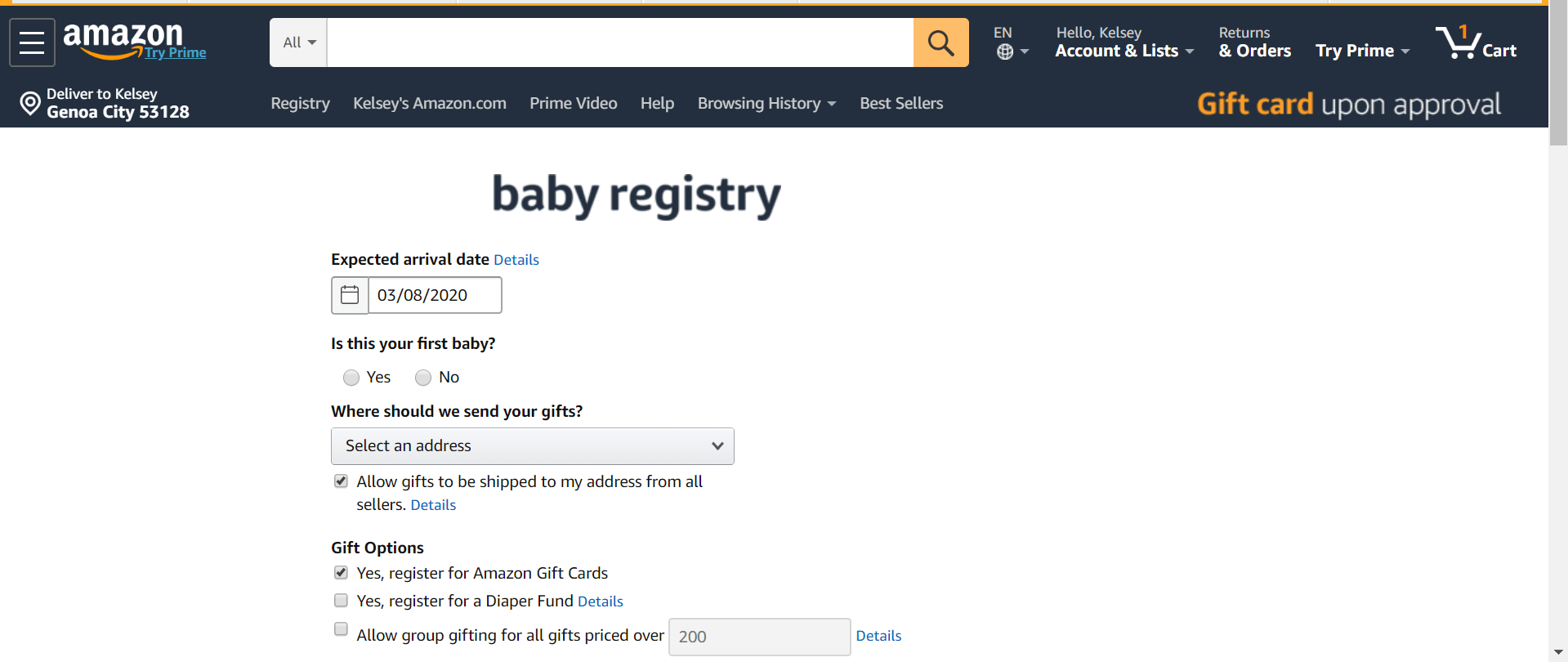 How To Create The Best Amazon Baby Registry In The World